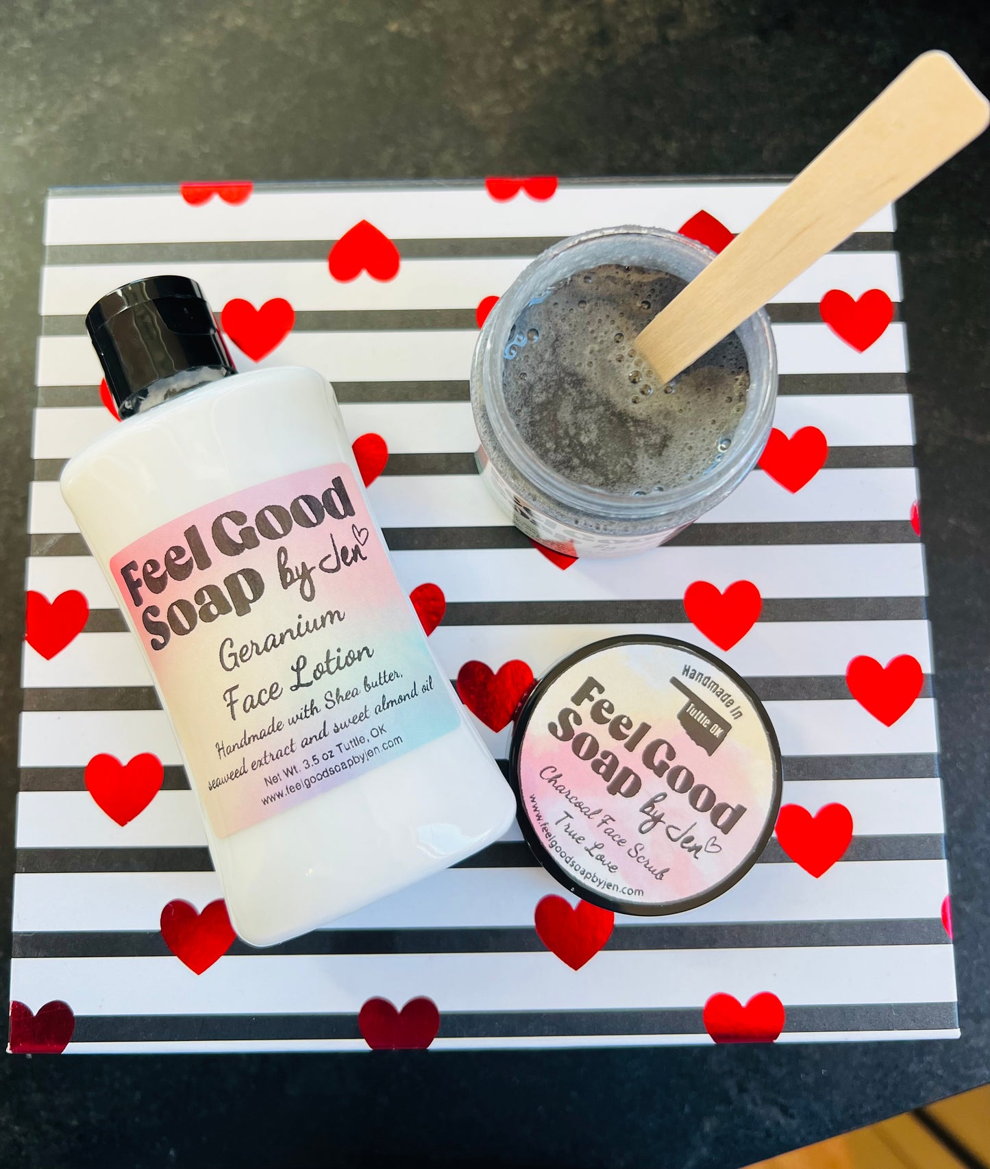 Charcoal Face Scrub Set